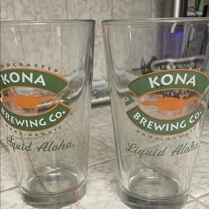 Kona Brewing Company Kona Hawaii Pint Glass Set